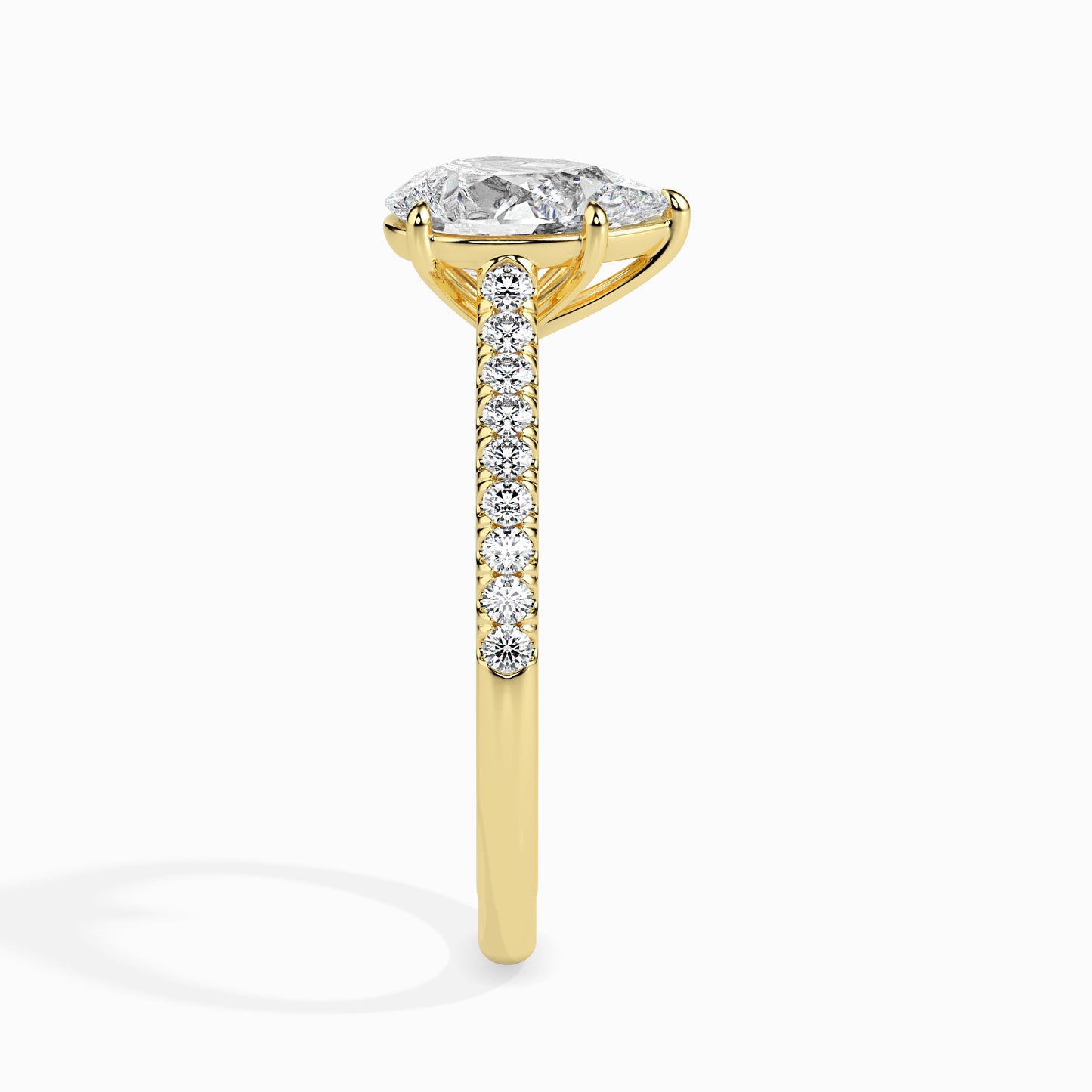 Devotion: 1.38 ct Heart-Shaped Diamond, 2.94kt Gold