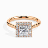 Timeless Sparkle: Lab Grown Diamond 1 ct Centre  Soliataire  and  0.36 CT Side Diamonds (1.36 CT) Ring in 14kt Gold - IGI Certified & Customizable