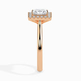 Timeless Sparkle: Lab Grown Diamond 1 ct Centre  Soliataire  and  0.36 CT Side Diamonds (1.36 CT) Ring in 14kt Gold - IGI Certified & Customizable