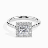 Timeless Sparkle: Lab Grown Diamond 1 ct Centre  Soliataire  and  0.36 CT Side Diamonds (1.36 CT) Ring in 14kt Gold - IGI Certified & Customizable
