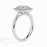 Timeless Sparkle: Lab Grown Diamond 1 ct Centre  Soliataire  and  0.36 CT Side Diamonds (1.36 CT) Ring in 14kt Gold - IGI Certified & Customizable