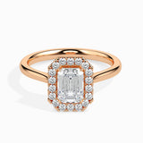 Lab Grown Diamond 1.13 CT Centre Solitaire with 0.21 CT Side Diamonds in 14K Gold Ring– IGI Certified & Customizable Fine Jewelry