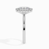Lab Grown Diamond 1.13 CT Centre Solitaire with 0.21 CT Side Diamonds in 14K Gold Ring– IGI Certified & Customizable Fine Jewelry