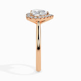 Lab Grown Diamond 1.01 CT Heart-Shaped Center Solitaire Ring with 0.36 CT Side Diamonds in 14K Gold – IGI Certified & Customizable Fine Jewelry