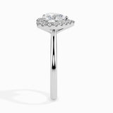 Lab Grown Diamond 1.01 CT Heart-Shaped Center Solitaire Ring with 0.36 CT Side Diamonds in 14K Gold – IGI Certified & Customizable Fine Jewelry