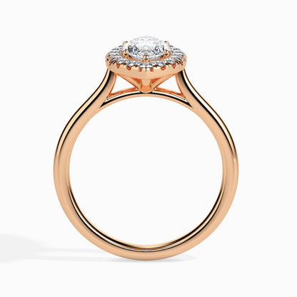 Understated Beauty: 1.33 ct Diamond Solitaire, 4.57kt Gold Band