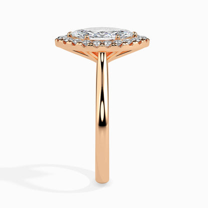 Understated Beauty: 1.33 ct Diamond Solitaire, 4.57kt Gold Band