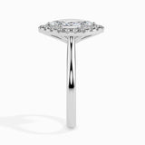Lab Grown Diamond 1.01 CT Marquise Solitaire with 0.22 CT Side Diamonds in 14K Gold – IGI Certified & Customizable Fine Jewelry