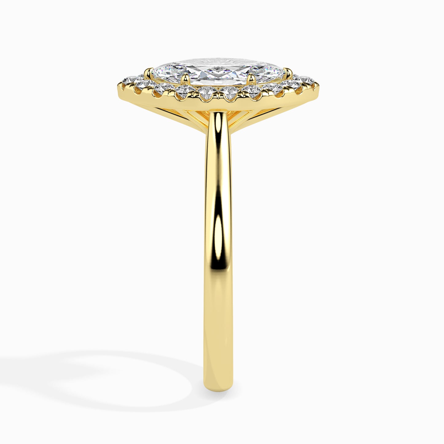 Understated Beauty: 1.33 ct Diamond Solitaire, 4.57kt Gold Band