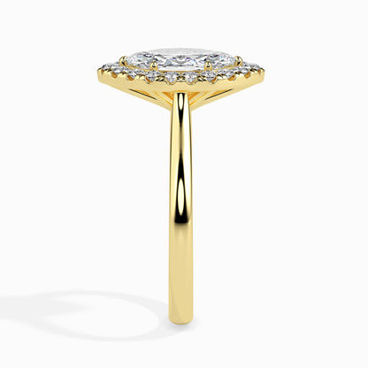Understated Beauty: 1.33 ct Diamond Solitaire, 4.57kt Gold Band