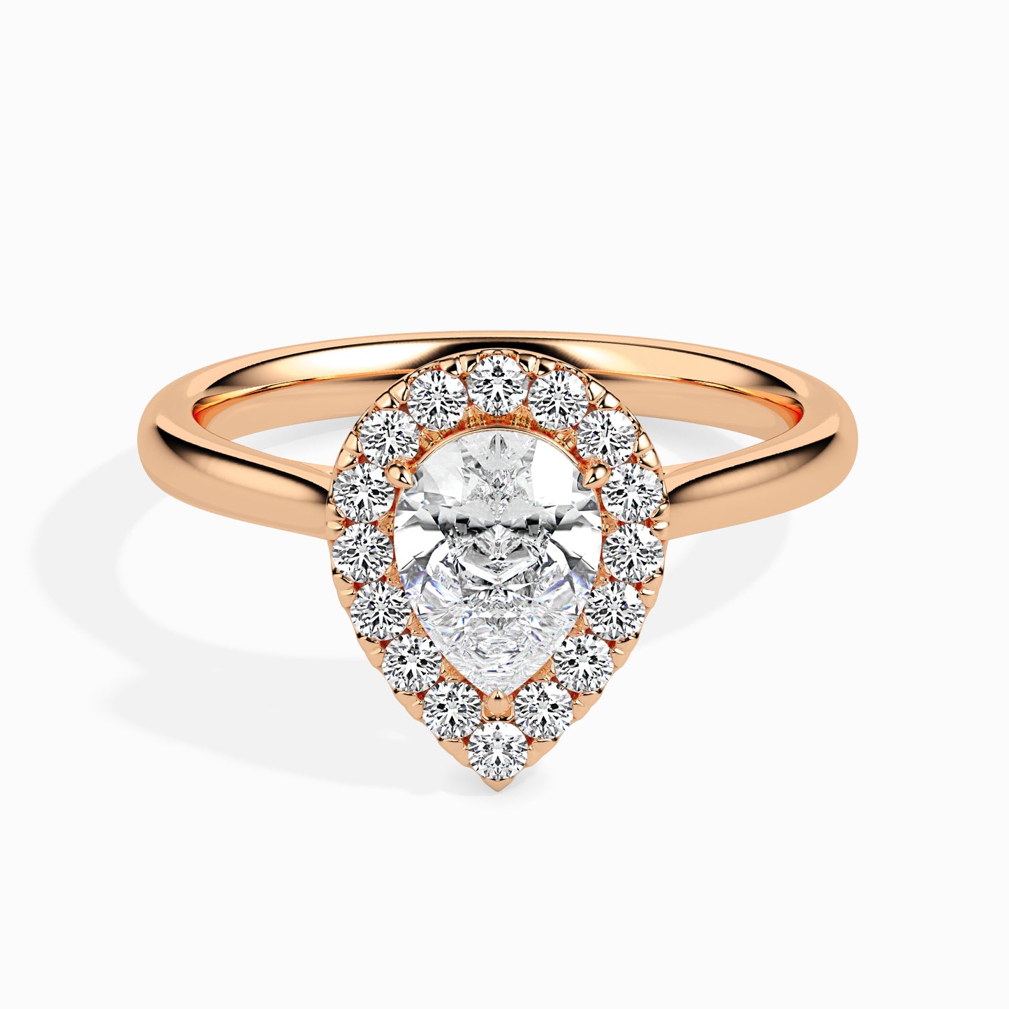 Lab Grown Diamond 1.00 CT Center Solitaire with 0.22 CT Side Stones in 14K Gold Peerless Beauty Ring – IGI Certified & Customizable Fine Jewelry