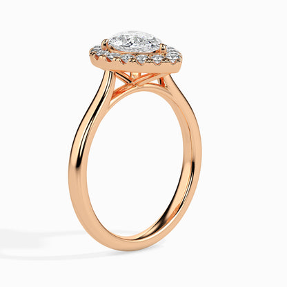 Lab Grown Diamond 1.00 CT Center Solitaire with 0.22 CT Side Stones in 14K Gold Peerless Beauty Ring – IGI Certified & Customizable Fine Jewelry
