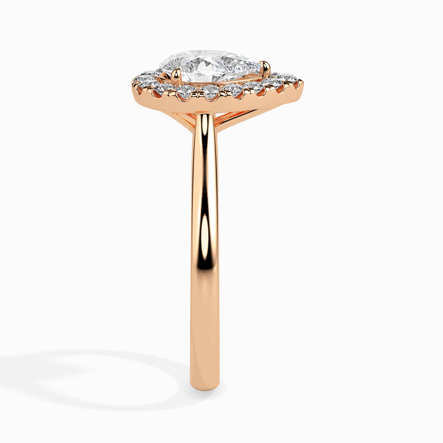 Lab Grown Diamond 1.00 CT Center Solitaire with 0.22 CT Side Stones in 14K Gold Peerless Beauty Ring – IGI Certified & Customizable Fine Jewelry