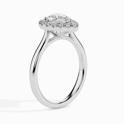 Lab Grown Diamond 1.00 CT Center Solitaire with 0.22 CT Side Stones in 14K Gold Peerless Beauty Ring – IGI Certified & Customizable Fine Jewelry