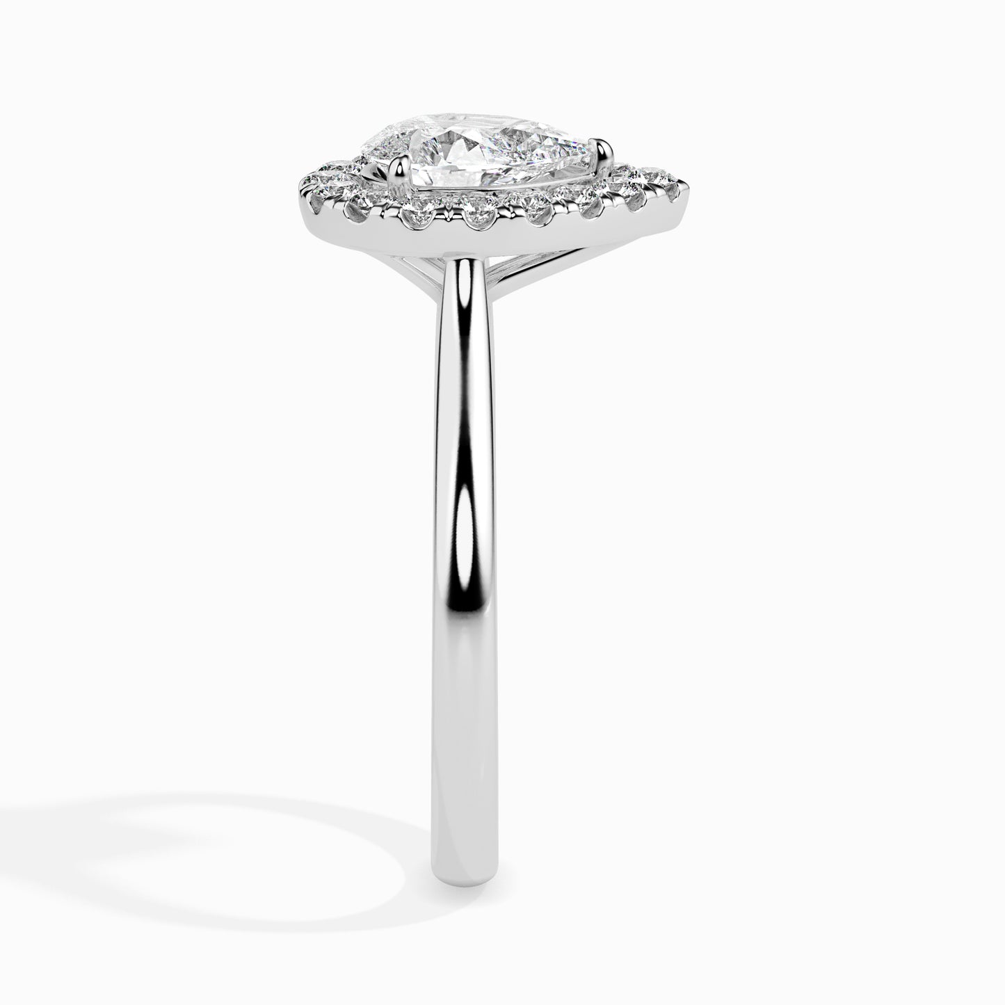 Lab Grown Diamond 1.00 CT Center Solitaire with 0.22 CT Side Stones in 14K Gold Peerless Beauty Ring – IGI Certified & Customizable Fine Jewelry