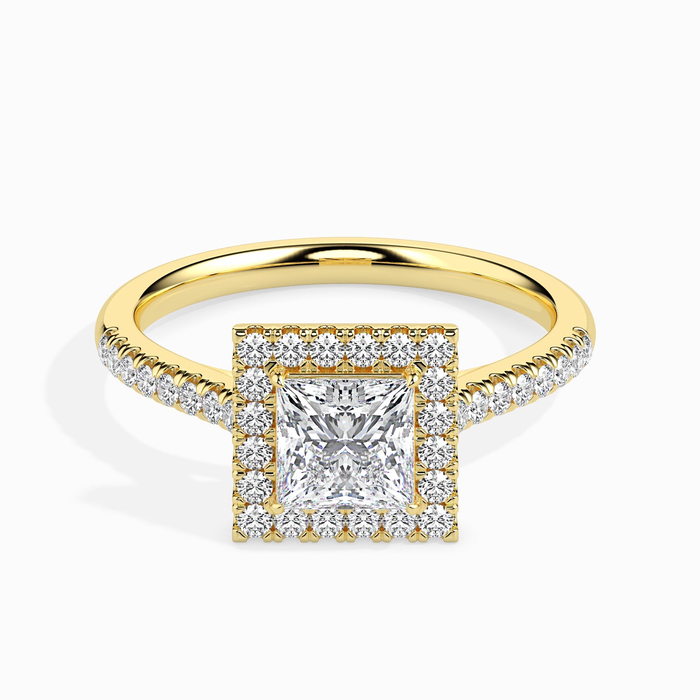 Timeless Sparkle: 1.43 ct Diamond Ring in 4.14kt Gold