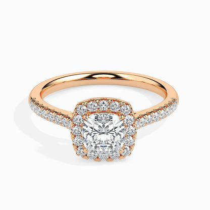 Golden Embrace: 1.41 ct Diamond Ring with 3.9kt Gold