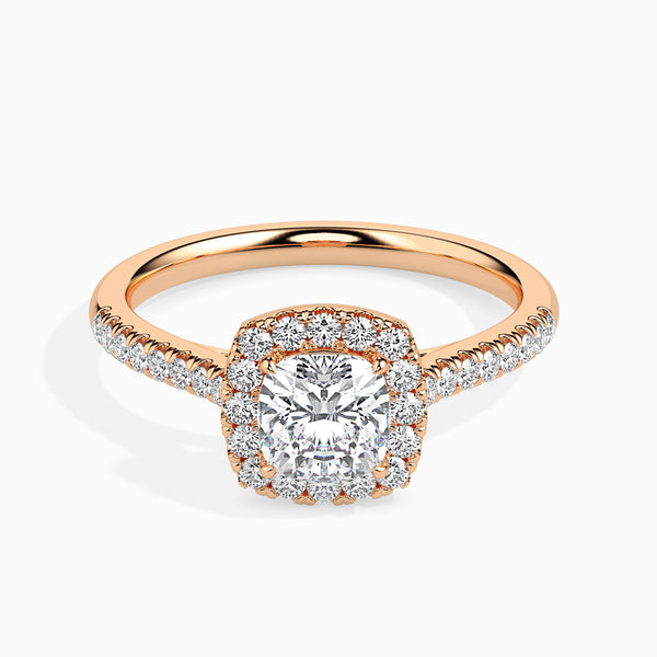 Golden Embrace: 1.41 ct Diamond Ring with 3.9kt Gold