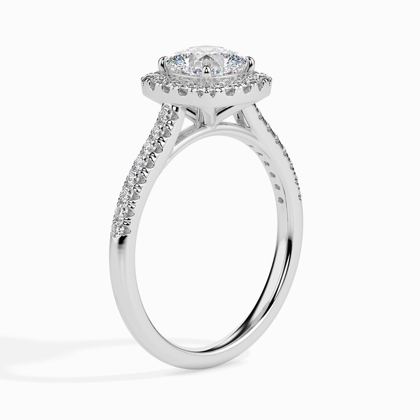 Golden Embrace: 1.41 ct Diamond Ring with 3.9kt Gold