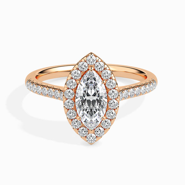 Golden Embrace: 1.48 ct Diamond Ring with 4.1kt Gold