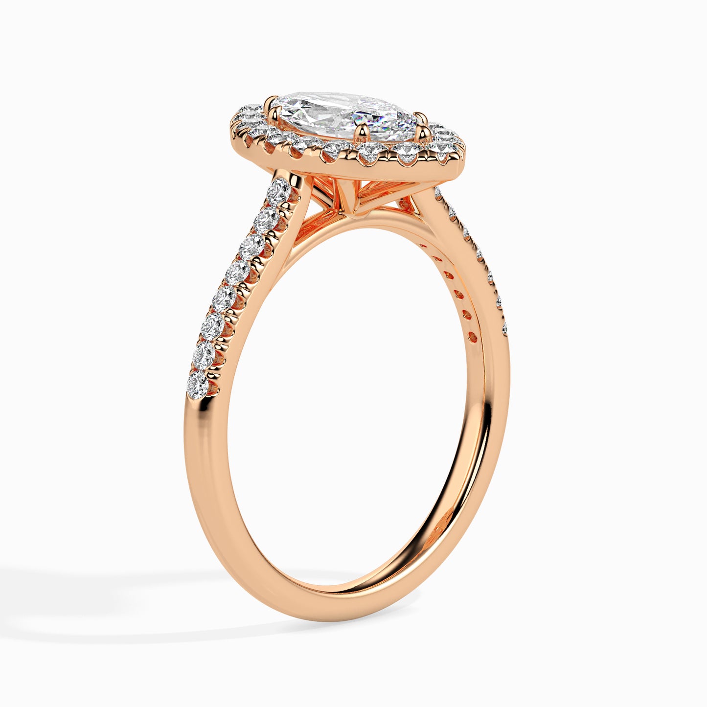 Golden Embrace: 1.48 ct Diamond Ring with 4.1kt Gold