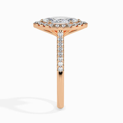 Golden Embrace: 1.48 ct Diamond Ring with 4.1kt Gold