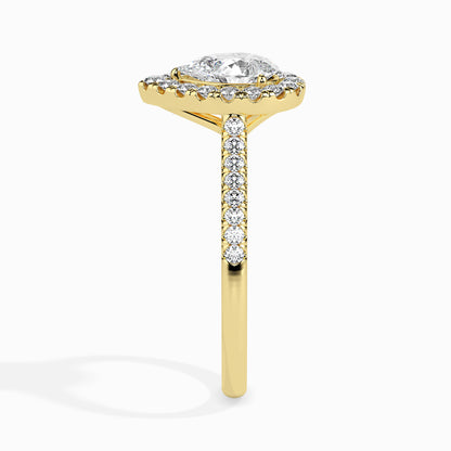 Subtle Radiance: 1.51 ct Diamond Set in Distinctive 14kt Gold