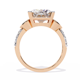 Edge of Love: 2.46ct Lab-Grown Diamond Ring in 14k Gold