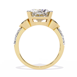 Edge of Love: 2.46ct Lab-Grown Diamond Ring in 14k Gold