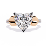 Edge of Love: 2.46ct Lab-Grown Diamond Ring in 14k Gold
