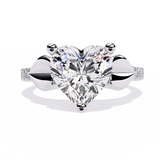 Edge of Love: 2.46ct Lab-Grown Diamond Ring in 14k Gold