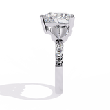 Edge of Love: 2.46ct Lab-Grown Diamond Ring in 14k Gold