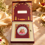 Lakshmi Ganesh 999 Pure Silver 5 Gram Printed Coin | Premium Festive Gift