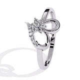 14K Gold Heart-Shaped Diamond Ring – 0.08 Ct Valentine Special
