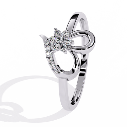 14K Gold Heart-Shaped Diamond Ring – 0.08 Ct Valentine Special