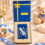 1.90 Gram 999 Pure Silver Baby Spoon | Premium Blue Gift Box | Newborn Baby & Baby Shower Gift