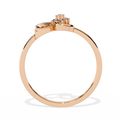 14K Gold Heart-Shaped Diamond Ring – 0.08 Ct Valentine Special