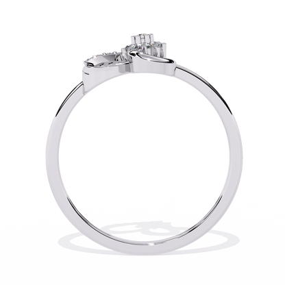 14K Gold Heart-Shaped Diamond Ring – 0.08 Ct Valentine Special