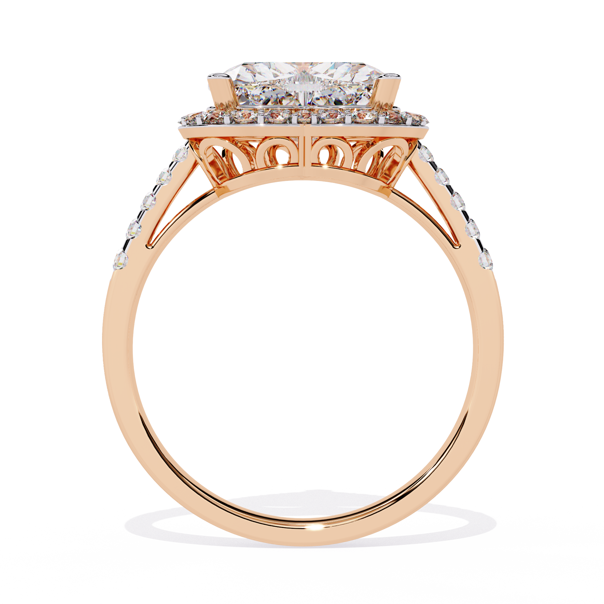Sultry Siren: 2.04ct Lab-Grown Diamond Ring in 14k Gold