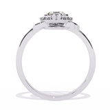 Two Hearts Beating as One: 0.56ct Lab Grown Diamond Ring in 14k Gold