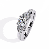 Heartfelt Elegance: 0.26ct Lab Grown Diamond Ring in 14k Gold