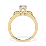 Heartfelt Elegance: 0.26ct Lab Grown Diamond Ring in 14k Gold