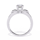 Heartfelt Elegance: 0.26ct Lab Grown Diamond Ring in 14k Gold
