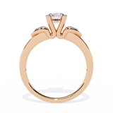 Heartfelt Elegance: 0.26ct Lab Grown Diamond Ring in 14k Gold