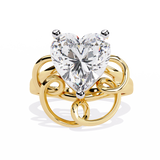 Sultry Siren: 4.10ct Lab-Grown Diamond Ring in 14k Gold