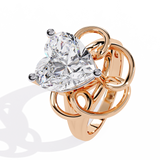 Sultry Siren: 4.10ct Lab-Grown Diamond Ring in 14k Gold