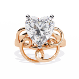 Sultry Siren: 4.10ct Lab-Grown Diamond Ring in 14k Gold