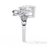 Sultry Siren: 4.10ct Lab-Grown Diamond Ring in 14k Gold