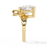 Sultry Siren: 4.10ct Lab-Grown Diamond Ring in 14k Gold