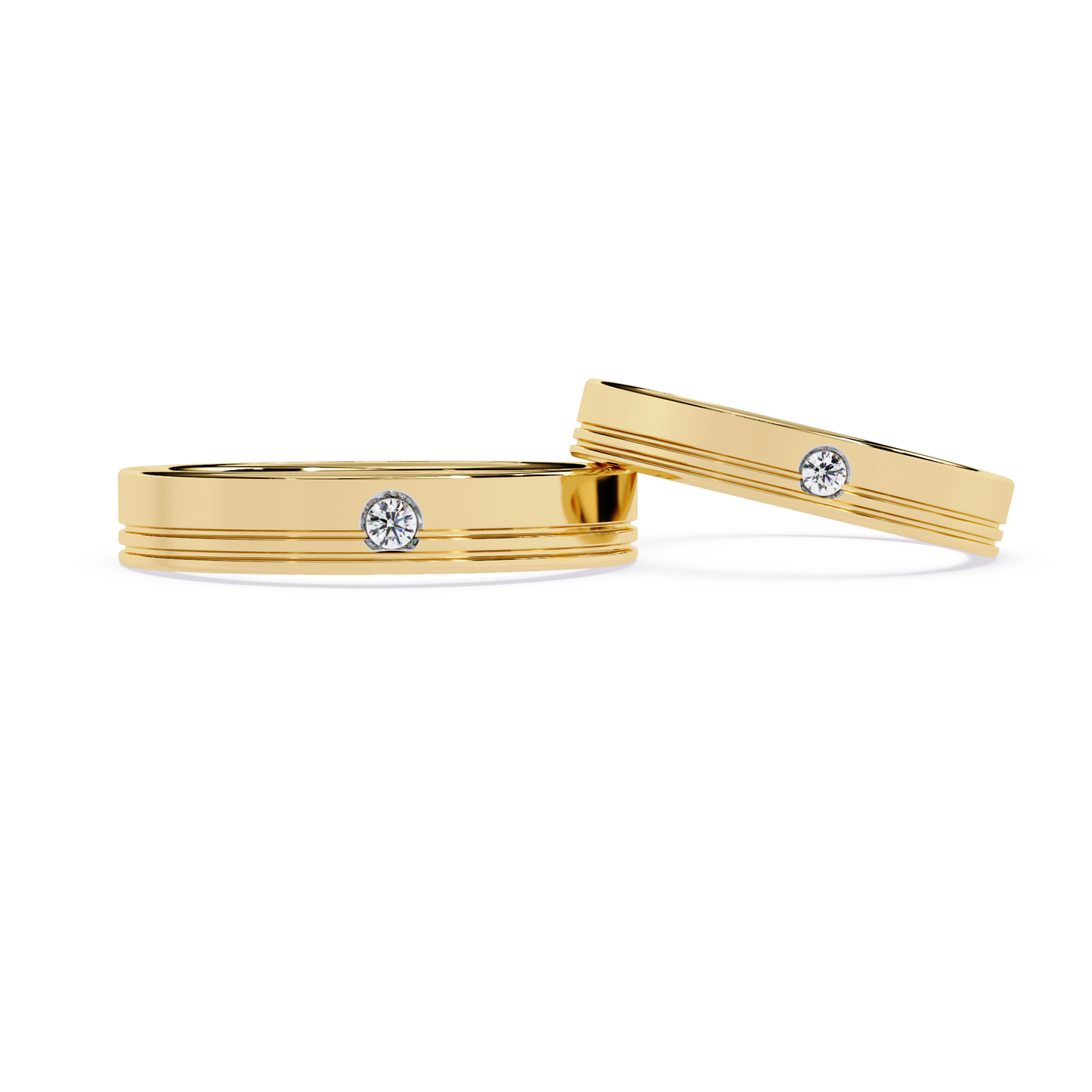 Everyday Elegance: 0.03ct Diamond Ring in 14k Gold